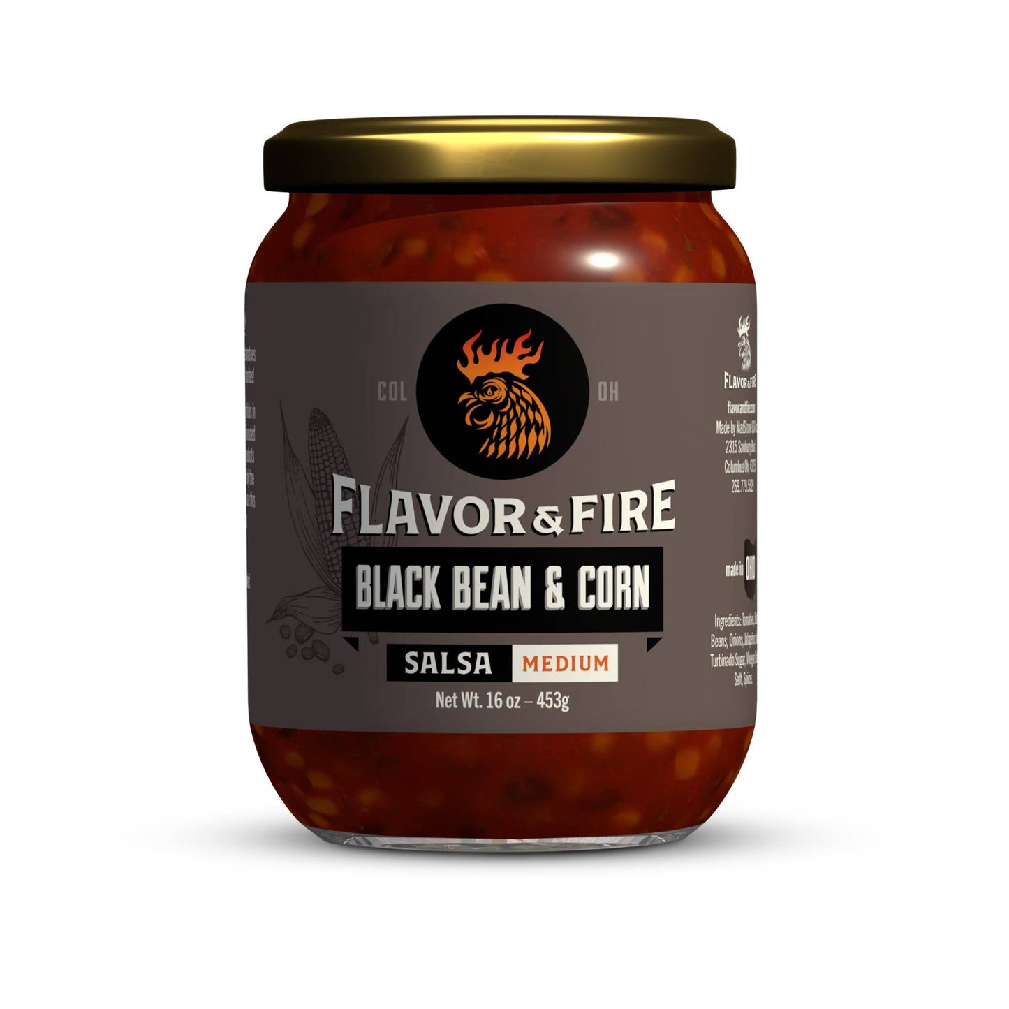Black Bean & Corn Salsa Medium (12oz)