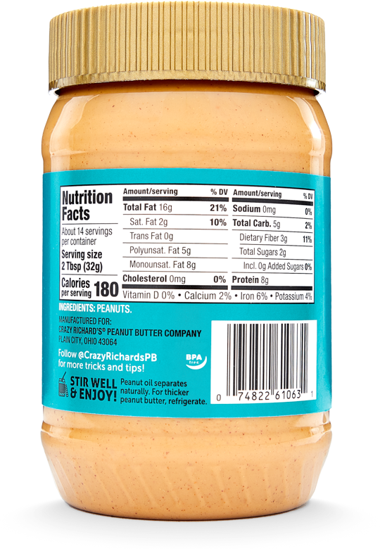 Creamy Natural Peanut Butter