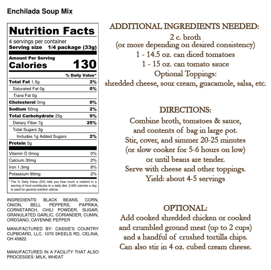 Enchilada Soup Mix